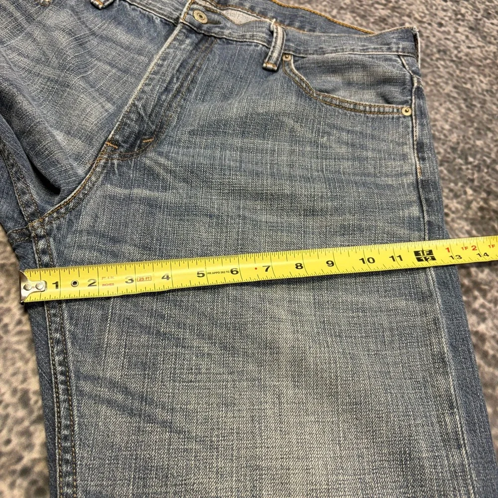 Levi's 569 Jeans Loose Straight Mens 36x29 Blue Faded Baggy Casual Denim